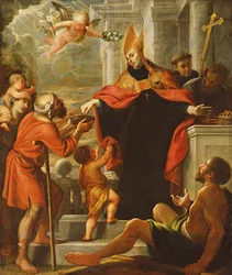 Saint Thomas of Villanova Distributing Alms